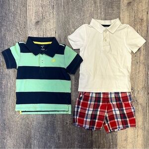 Boys 3T Shirts and 4T Shorts